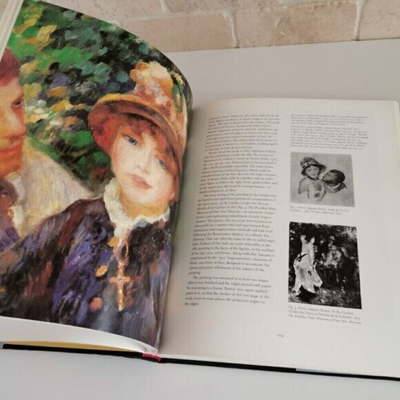 1995 Hidden Treasures Revealed Book Impressionist Artworks Black Book Decor Art - Picture 9 of 9